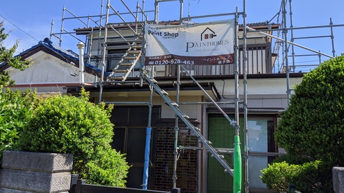 銚子市H邸施工中