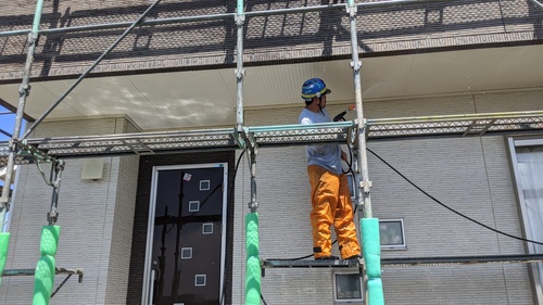 潮来市K邸施工中